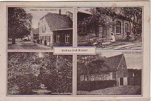 05718 Ak salutation de Gross-Wilsdorf Gasthaus etc. 1920