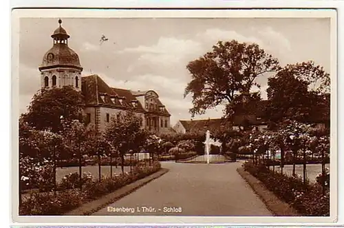 05716 Ak Eisenberg in Thür. Schloss 1934