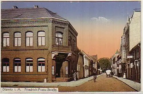 05714 Feldpost Ak Dömnitz Friedrich Franz Straße 1918