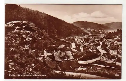 05690 Ak Ruhla Blick vom Mühlrainstein aus 1940