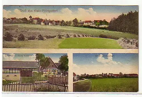 05686 Ak Salutation de Klein Pilingsdorf Gasthof vers 1920