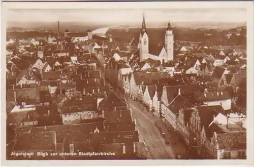 05678 Ak Ingolstadt Blick zur unteren Stadtpfarrkirche