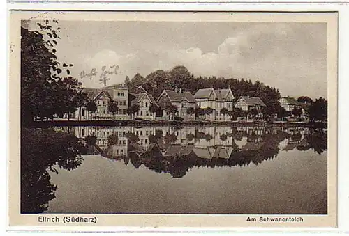 05656 Ak Ellrich Südharz Am Schwanenteich 1931
