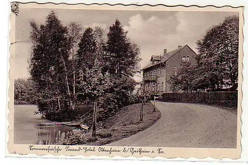 05652 Ak Strand Hotel Ottenhain bei Geithain 1938