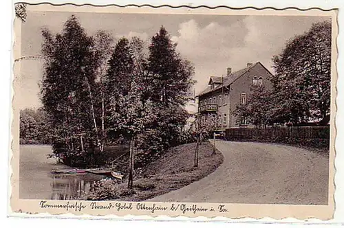 05652 Ak Strand Hotel Ottenhain bei Geithaun 1938