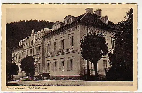05645 Ak Bad Königswart Hotel Metternich um 1930