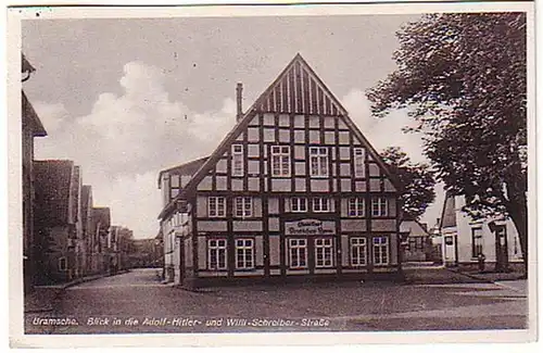 05637 Ak Bramsche Gasthof Deutsches Haus 1942