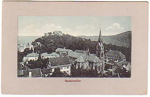 05636 Ak Badenweiler Totalansicht 1909