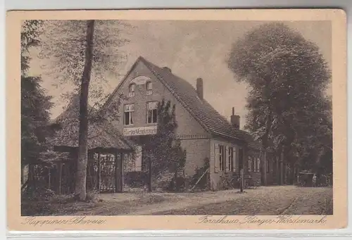 05623 Ak Ruppiner Schweiz Forsthaus Bürger-Wendemark um 1920