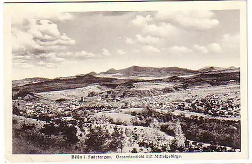 05621 Ak Bilin dans le Sudetengau Vue d'ensemble 1941