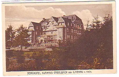 05616 Ak Berghotel Kurhaus Gabbelbach près d'Ilmenau vers 1930