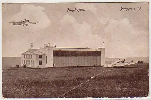 05607 Ak Plauen im Vogtland Flughafen 1926