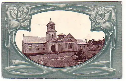 05603 Ak Town Hall Port Arthur Tasmania Australie 1910