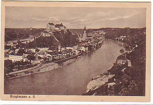 05593 Ak Burghausen a.S. Oby. Totalansicht 1926