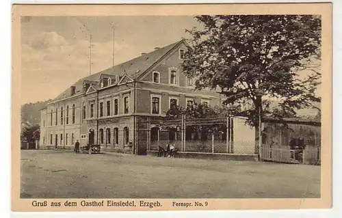 05575 Ak Salutation de l'auberge Einsiedel Erzgeb. 1926