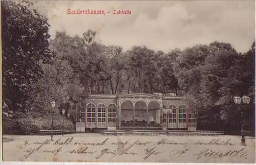 05571 Ak Sondershausen Lohhalle 1907