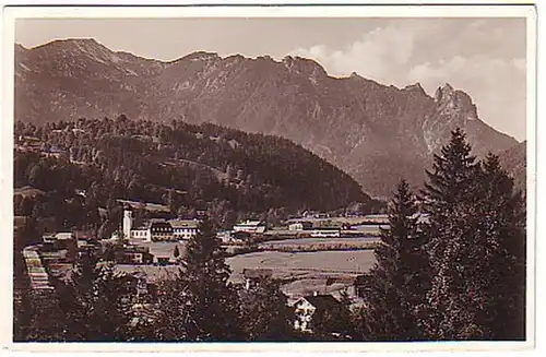 05561 Ak Bischofswiesen mit dem Lattengebirge 1936