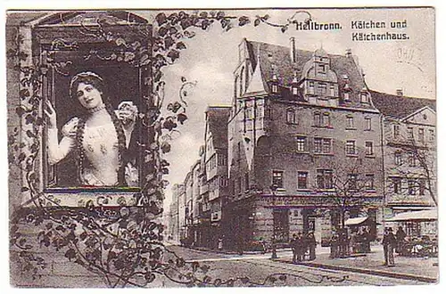 05550 Ak Heilbronn Kätchen et Katchenhaus 1909