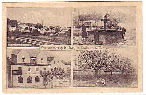 05526 Ak Sommerfrische Schönberg am Kapellenberg 1920