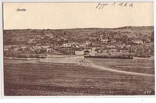 05475 Ak Rèville France Vue totale 1916