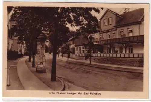 05474 Ak Bad Harzburg Hotel Braunschweiger Hof um 1930