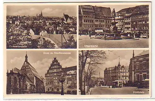 05457 Post Multi-image Ak Freiberg en Saxe 1943