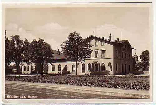 05453 Ak Hainichen in Sachsen Bahnhof 1939