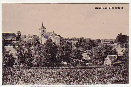 05438 Ak Gruss en pierre de Bieber Vue totale vers 1920