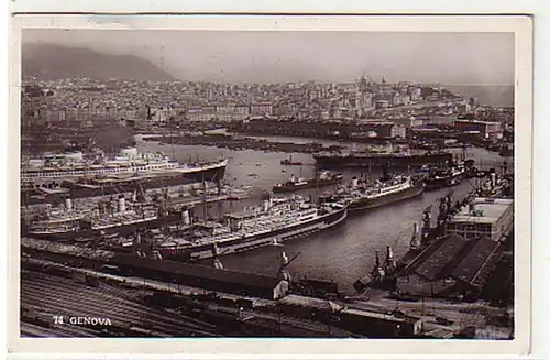 05437 Ak Gênes (Gêne) Vue du port 1934