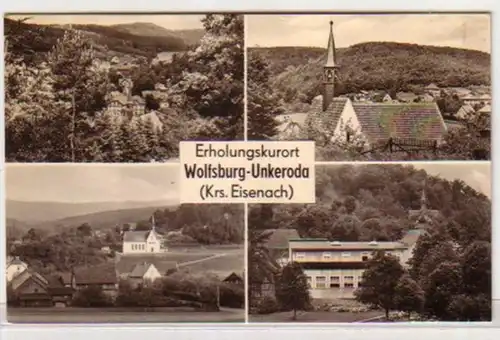 05422 Ak Wolfsburg-Unkeroda (Kreis Eisenach) 1966