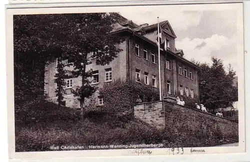 05370 Ak Bad Carlshafen Hermann Wenning Jugendherberge um 1933
