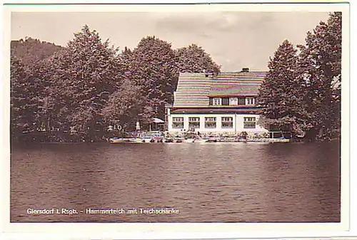 05344 Ak Giersdorf im Riesengebirge Teichschänke um1940