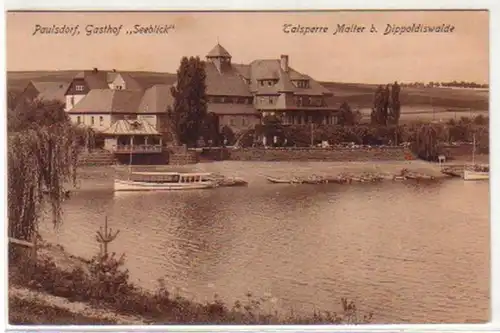 05343 Ak Paulsdorf Gasthof "Seeblick" um 1930