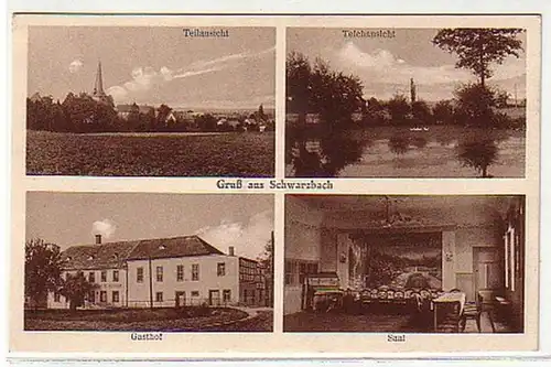 05324 Ak Gruss aus Schwarzbach Gasthof 1939