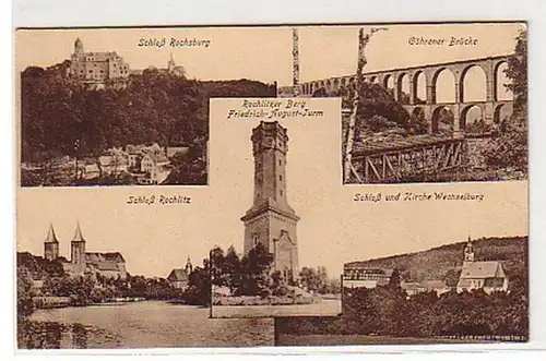 05318 Multi-image Ak Rochsburg, Richlitz, etc. vers 1920