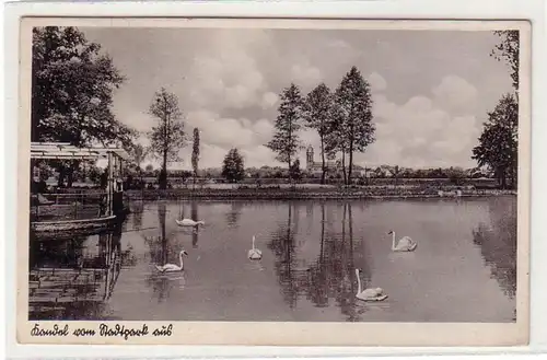 05309 Ak Kandel vom Stadtpark aus um 1940