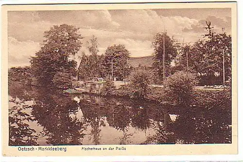 05301 Ak Oetzsch Markkleeberg Fischerhaus an der Pleiße