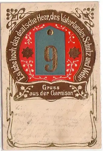 05278 Salutation de la garnison de l'Ak 9. 1903