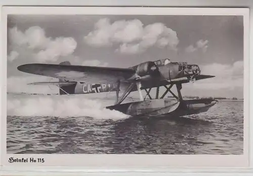 05238 Ak Schiffaht Heinkel He 115 vers 1930
