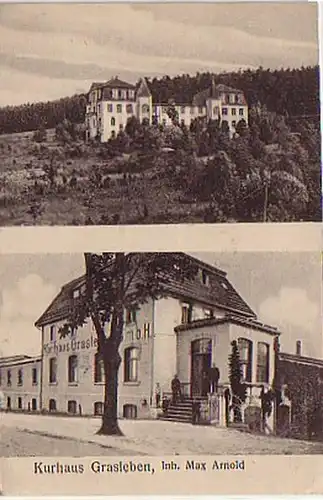 05196 Ak Kurhaus Grasleben bei Helmstedt 1918