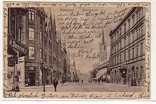 05186 Ak Hannover Marienstrasse Drogerie Möllering 1925