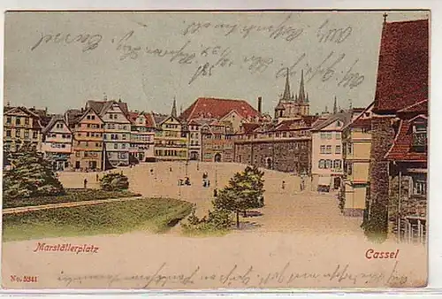 05181 Feldpost Ak Cassel Marstallerplatz 1915