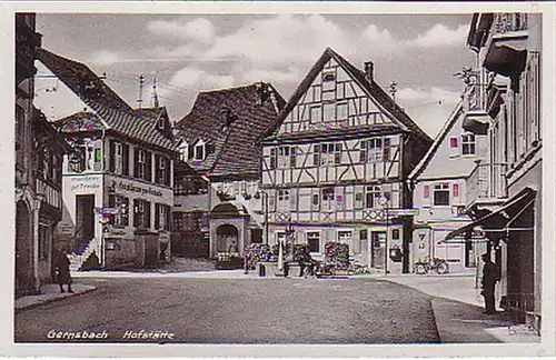 05177 Ak Gernsbach Gasthof zur Traube um 1940