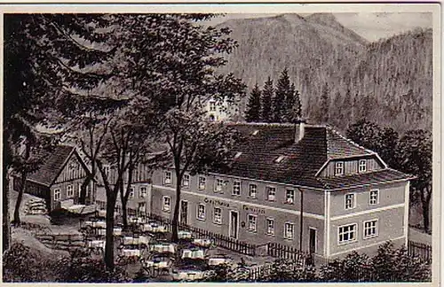 05164 Ak Gasthaus Lambach am Fuße des Ossers um 1930