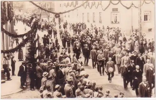 05137 Foto Ak Parteifest Geier um 1930