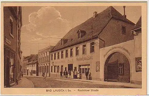 05127 Ak Bad Lausick in Sa. Rochlitzer Strasse 1917