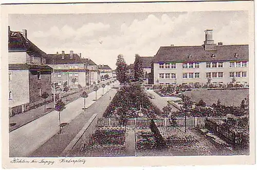 05123 Ak Böhlen bei Leipzig Herderplatz um 1940