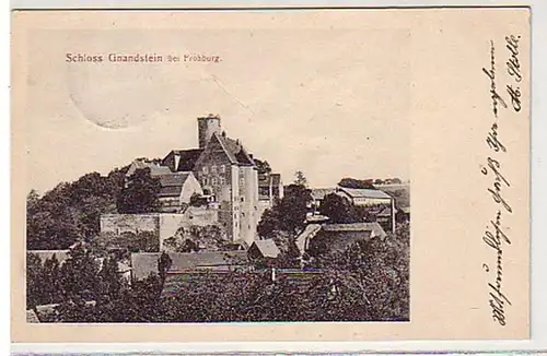 05113 Ak Schloss Gnandstein bei Frohburg 1909