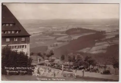 05110 Ak Altenberg Berghof "Raupennest" 1930