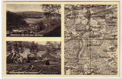 05104 Ak Meusebach das Dorf ohne Sperlinge um 1940